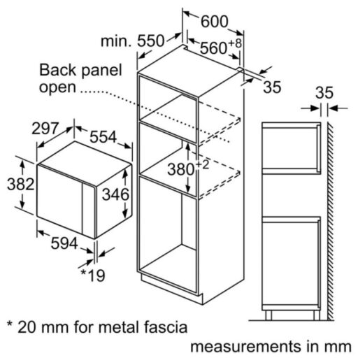 Lắp đặt lò vi sóng Bosch BFL524MB2